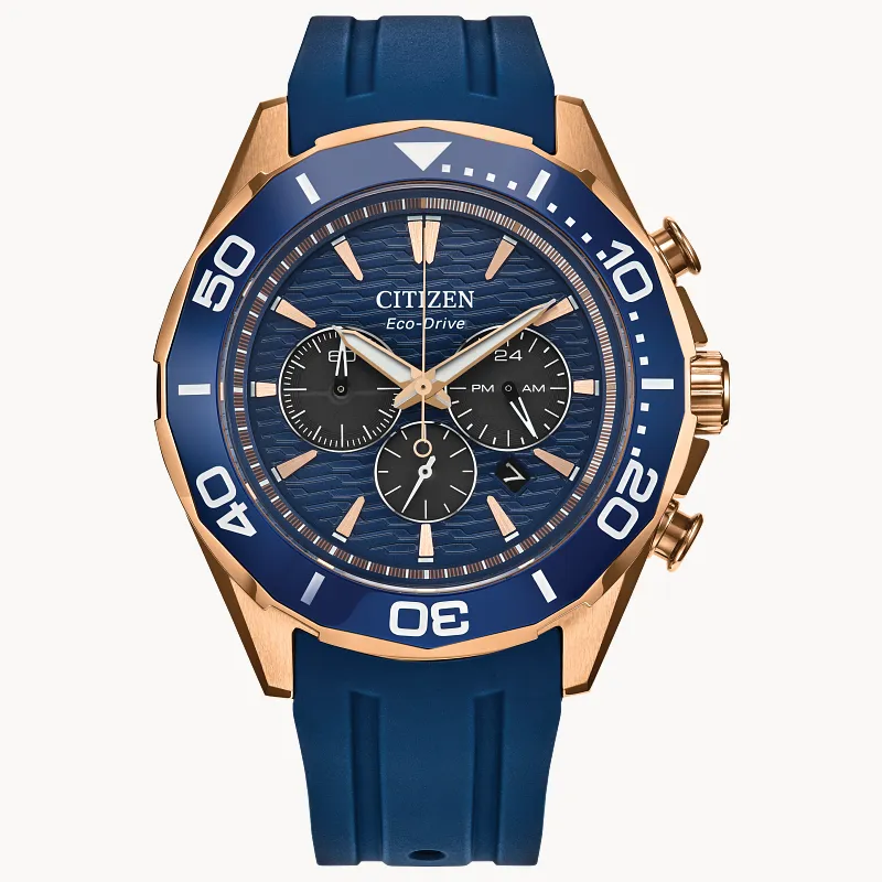 Endeavor Chrono Blue Dial Polyurethane Strap CA4733-00L | CITIZEN Endeavor Chrono Blue Dial Polyurethane Strap CA4733-00L | CITIZEN